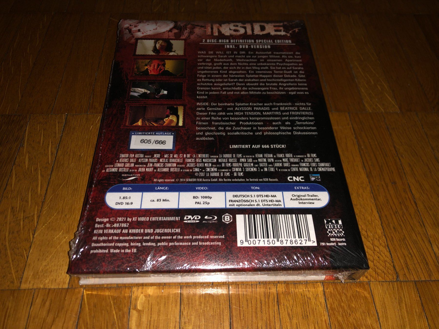 Alle DVDs: Inside - MEDIABOOK - WATTIERT - B - UNCUT – Neu und originalverpackt aus Basel von havsok 1