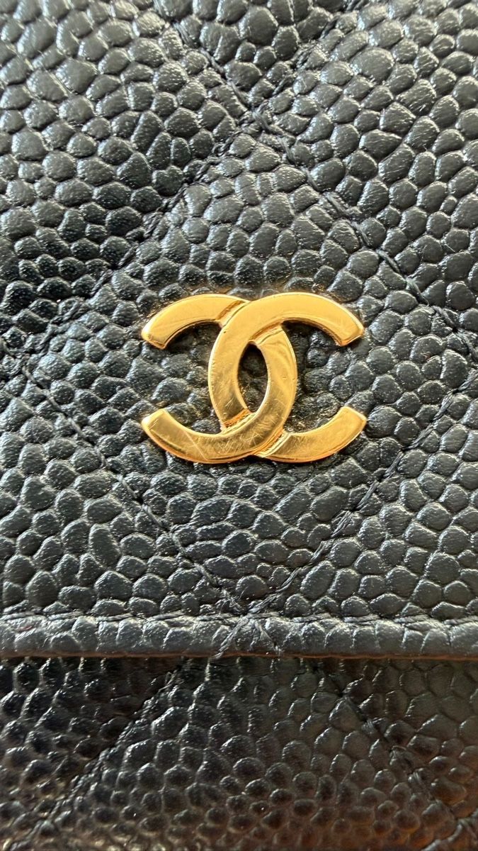 Chanel Borse da donna: Chanel Classic Timeless Wallet on Chain Black Caviar/ – Usato da Münchenstein venduto da watchpatrol 7