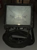 Baustrahler Halogenlampe, gebraucht, mit Kabel, Top!