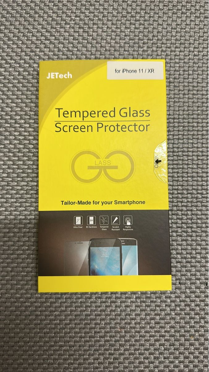 Apple Cover & Protezioni schermo: JETech Tempered Glass Screen Protector for iPhone 11/XR New – Nuovo (secondo la descrizione) da Kloten venduto da ale_6n8x