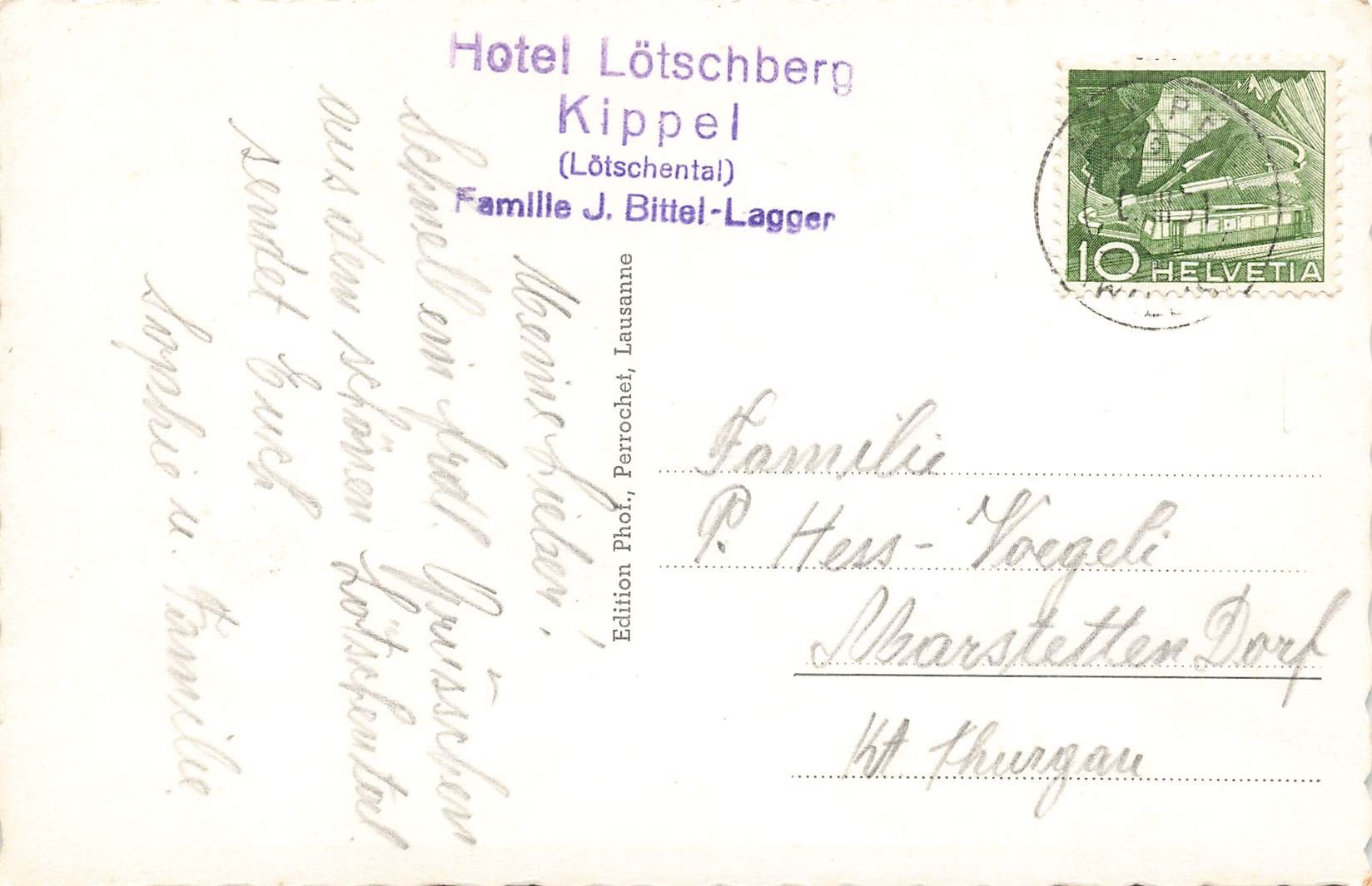 Cartoline postali: Kippel (VS) Lötschental – Usato da Biasca venduto da Blenio71 1