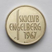 SKICLUB ENGELBERG 1967,  grosse Stg. Silber Medaille