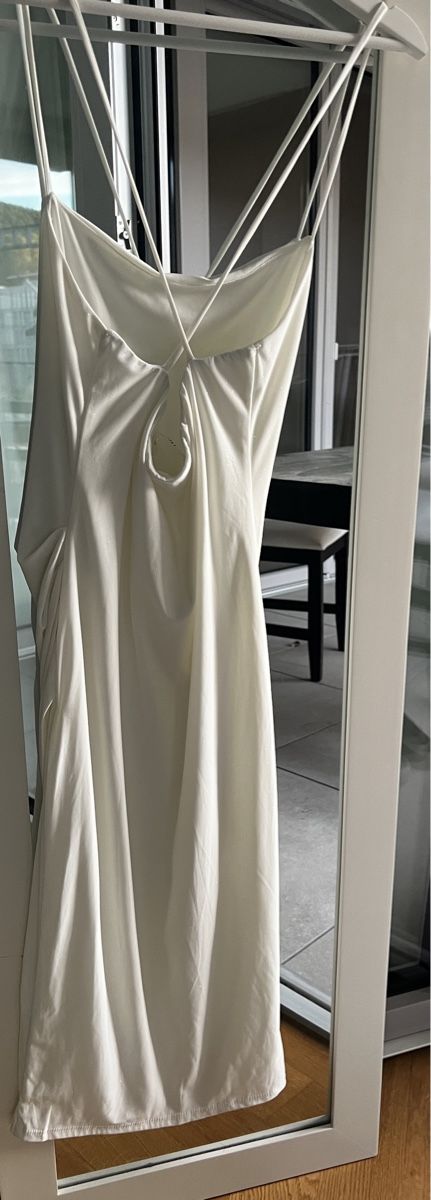 Kleider: Weisses Cocktailkleid mit Glitzer Gr. 36 – Neu (gemäss Beschreibung) aus Ebikon von her_82yr 3