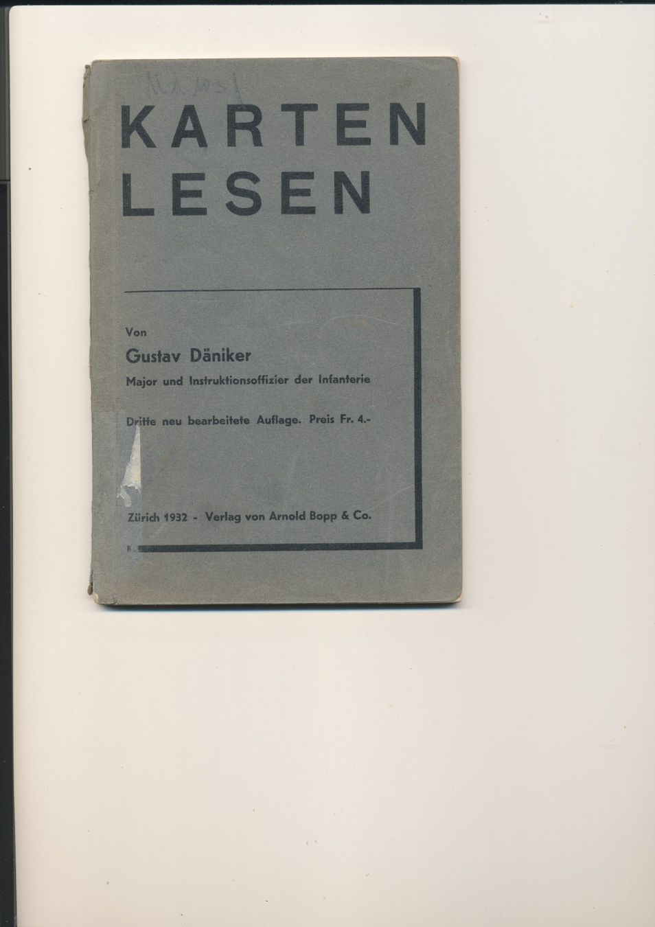 Bücher: Instruktionshandbuch: Karten lesen ANTIK – Gebraucht aus Basel von stephan6015