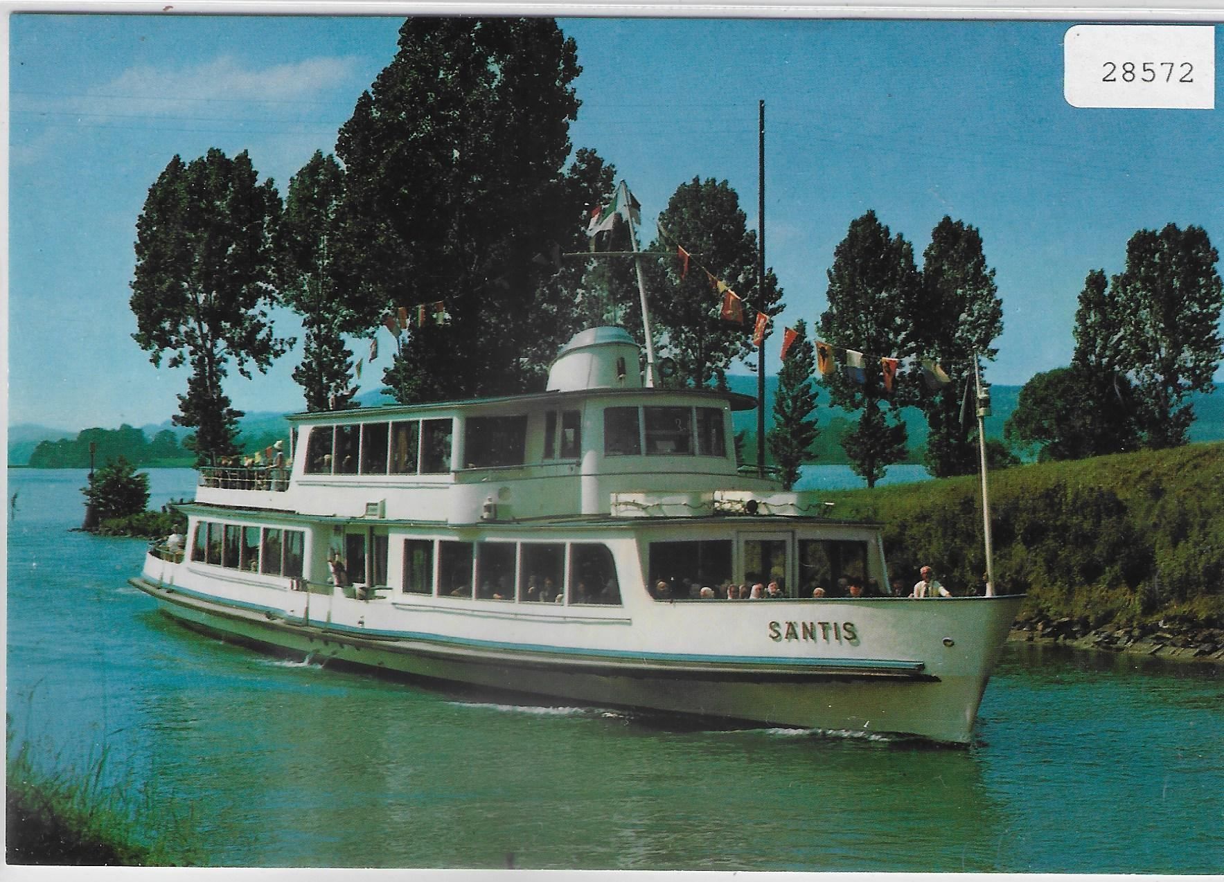 Cartes postales: Zürichsee - Motorschiff Säntis – D'occasion à Ettingen par Kartenplanet