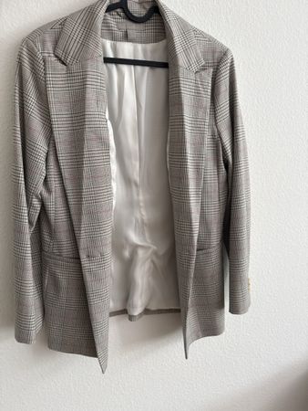 H&M Plaid Blazer - Size 42