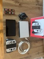 Nintendo Switch OLED Weiss mit 6 Spielen für Spielspass!