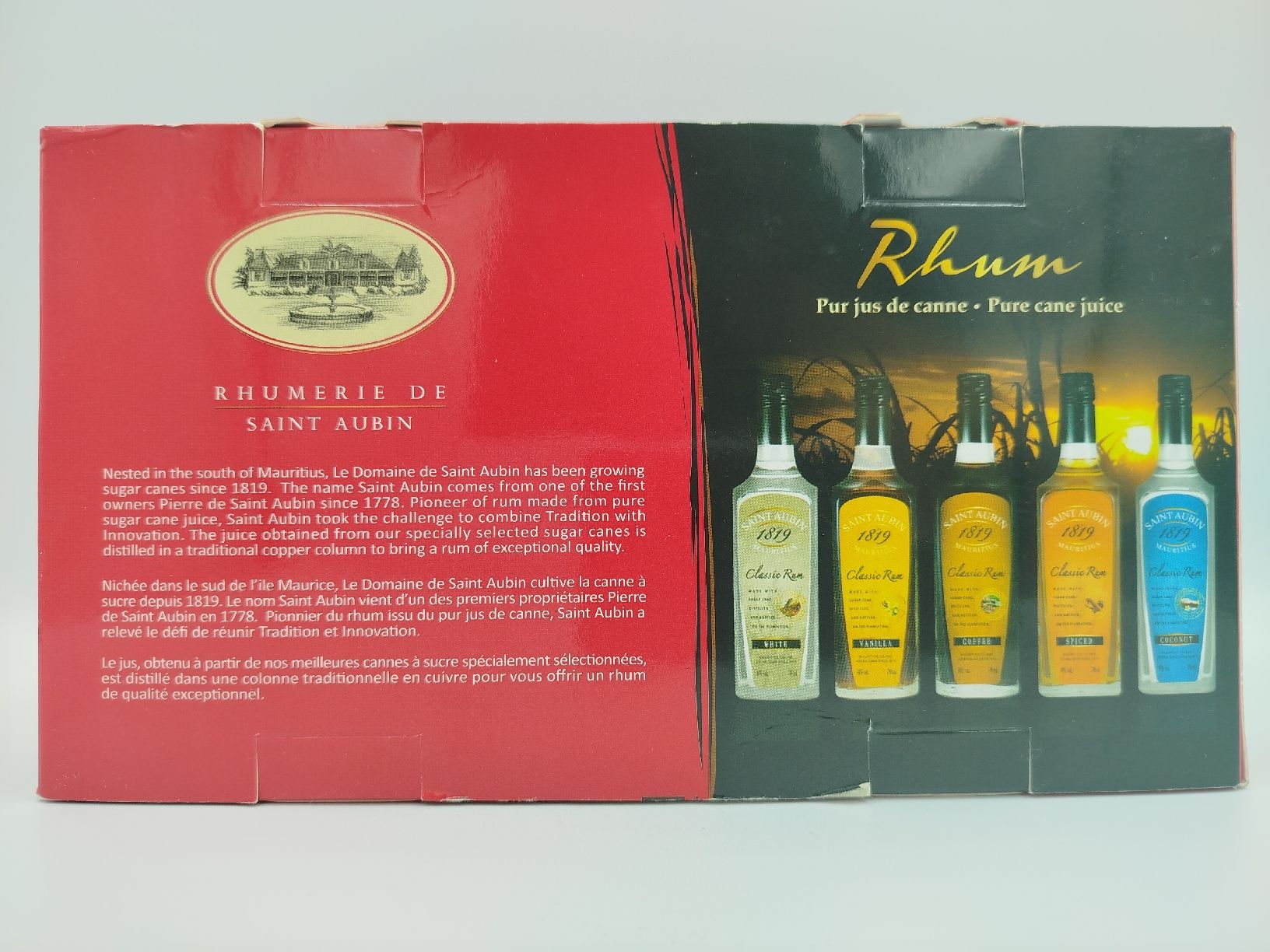 Bevande alcoliche: Saint Aubin Rum Set, 5 Sorten, Mauritius 5x 50 ml – Nuovo e nell'imballaggio originale da Bäch SZ venduto da Swissy46 2
