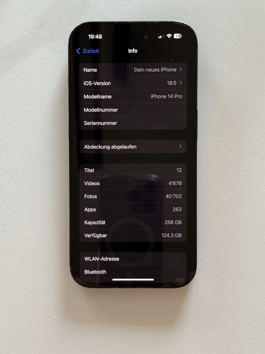Apple Telefoni cellulari / Smartphones: Gebrauchtes iPhone 14 Pro 256GB Space Grau – Usato da Volketswil venduto da Edgar.Hessler 3
