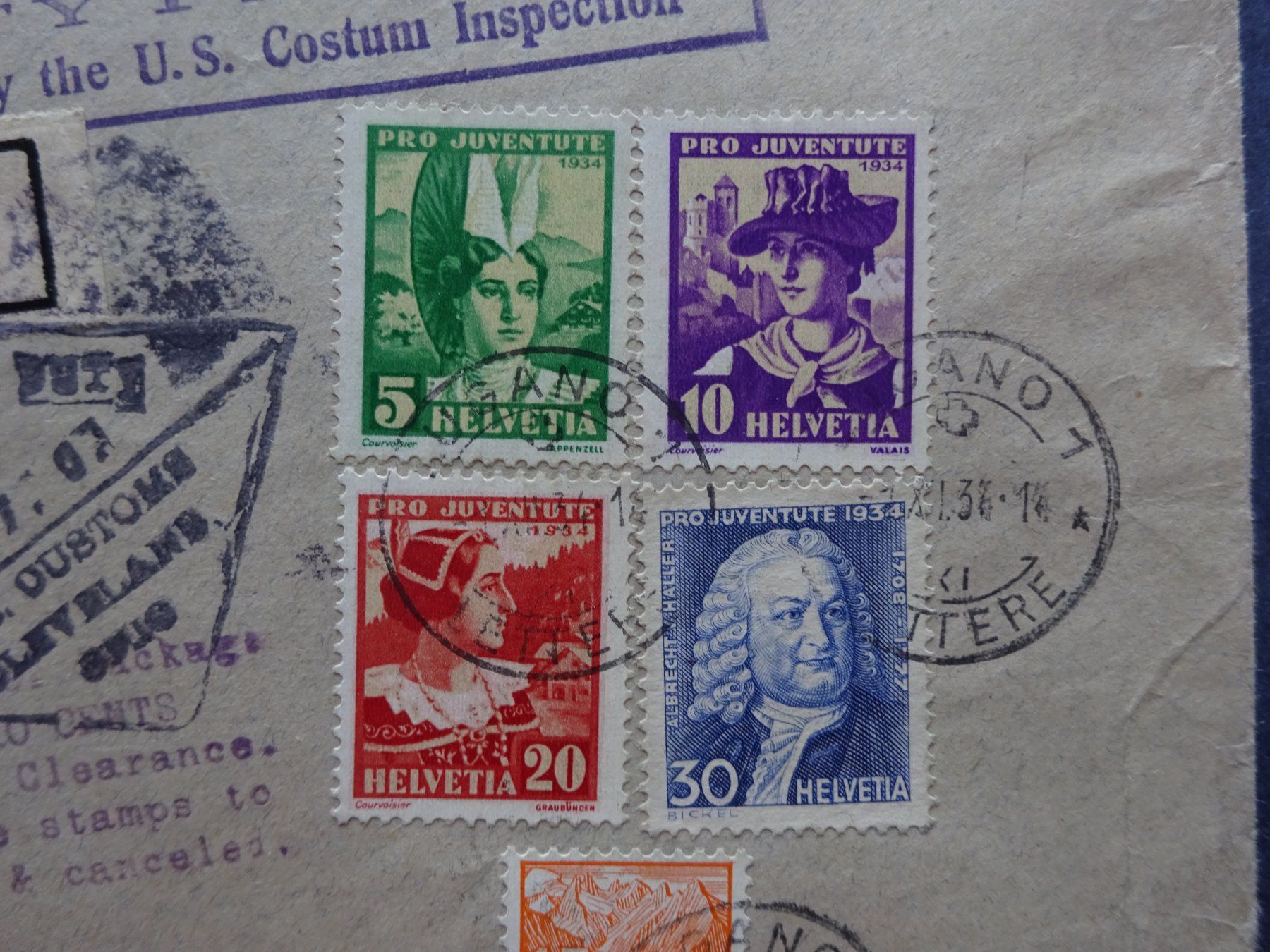 Tutti i francobolli: 1934 Pro Juventute FDC – Usato da Appenzell-Steinegg venduto da adi1975 3