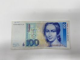 100 Deutsche Mark Banknote - Sammlerstück aus Deutschland!