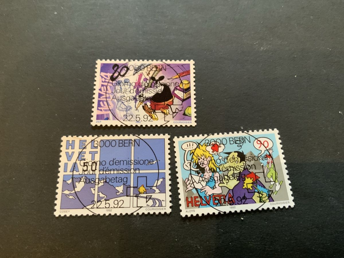 Tutti i francobolli: 1992 DAUERMARKEN ET VOLL EINWANDFREI – Usato da Beinwil am See venduto da Ricri