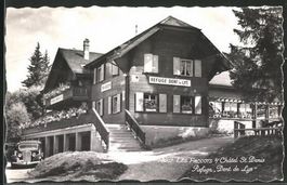 Les Paccots, Refuge Dent de Lys, voiture d'époque