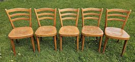 Antike Holzstühle Original Tütsch Klingnau 5er Set