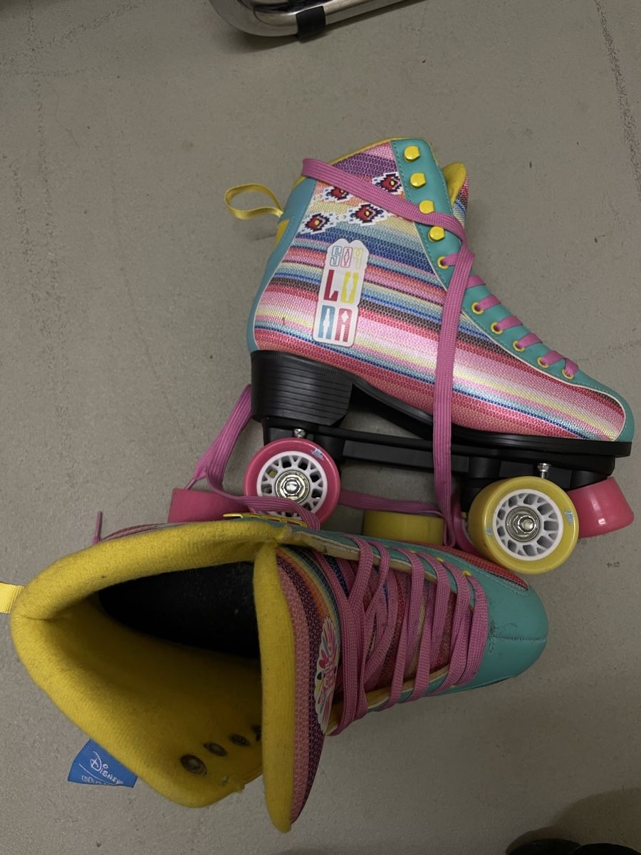 Pattini in linea & Pattini a rotelle: Soy Luna Rollschuhe bunt – Nuovo (secondo la descrizione) da Lausen venduto da Fede00 2
