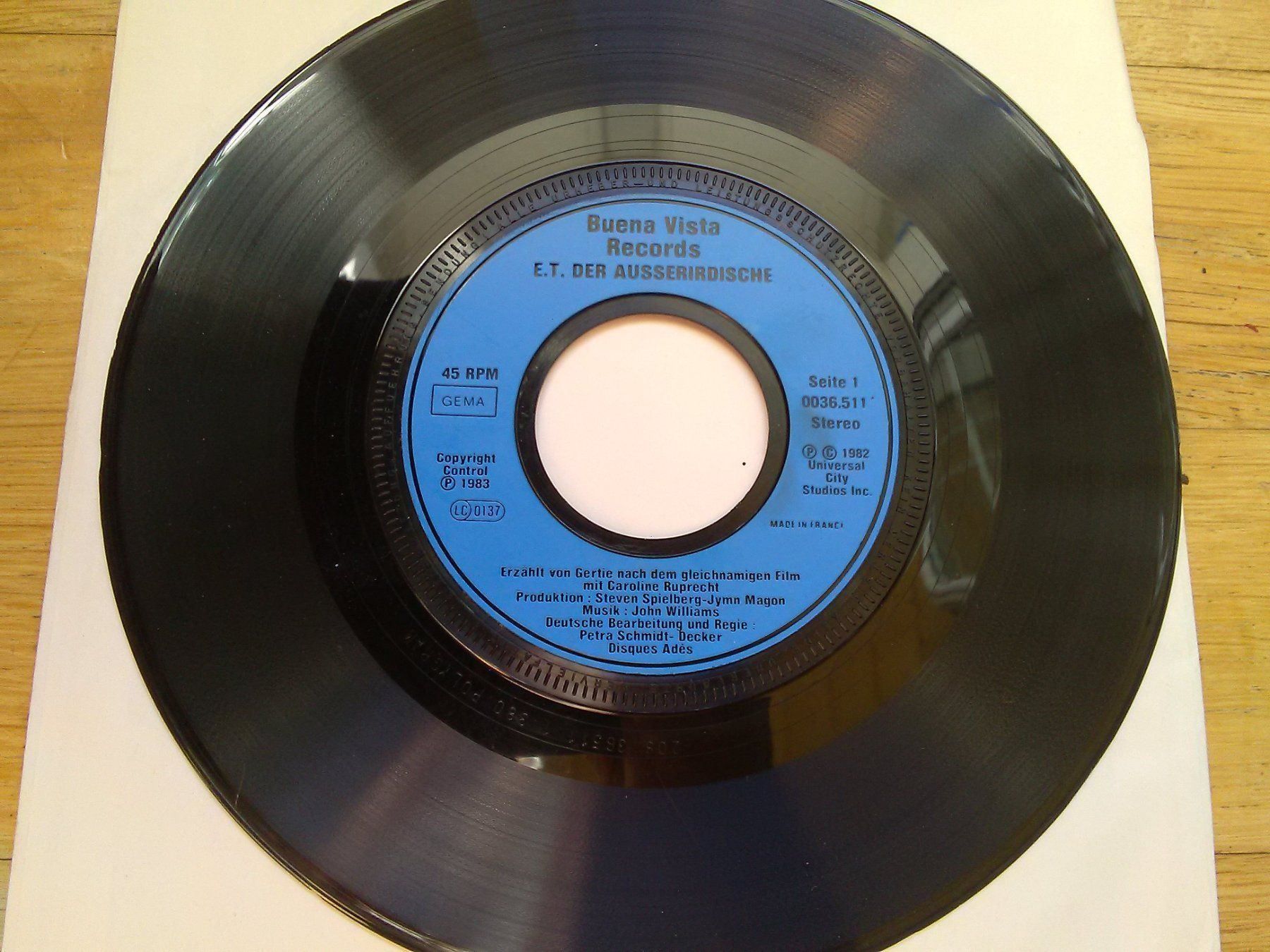 Schallplatten: E.T. Mini Bilderbuch-Schallplatte  '1983 – Gebraucht aus St. Gallen von elk2021 6