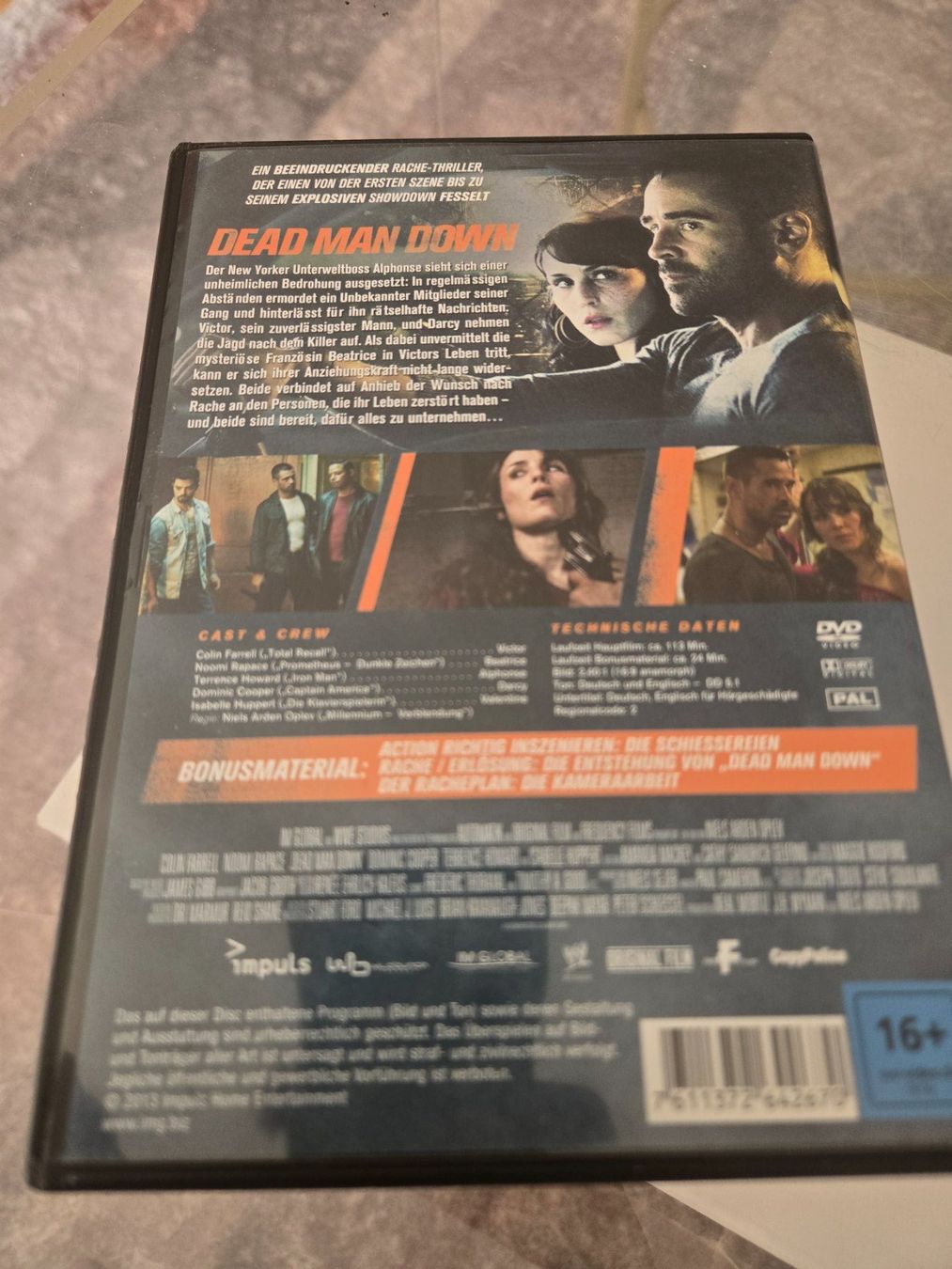 Tutti i DVDs: Dead Man Down DVD – Usato da Bussigny venduto da Kfdlt 1