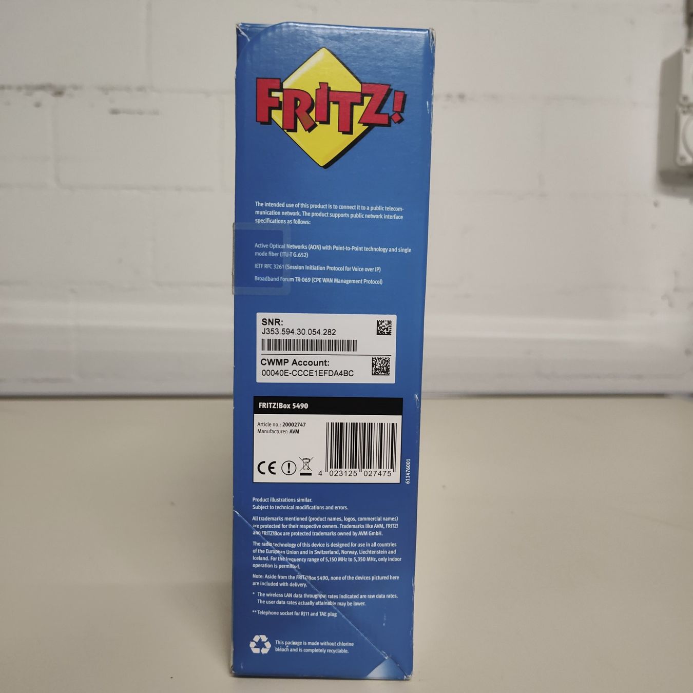 Fritz Modems & Routeurs: Fritz!Box 5490 – D'occasion à Bern par WE_ARE 2