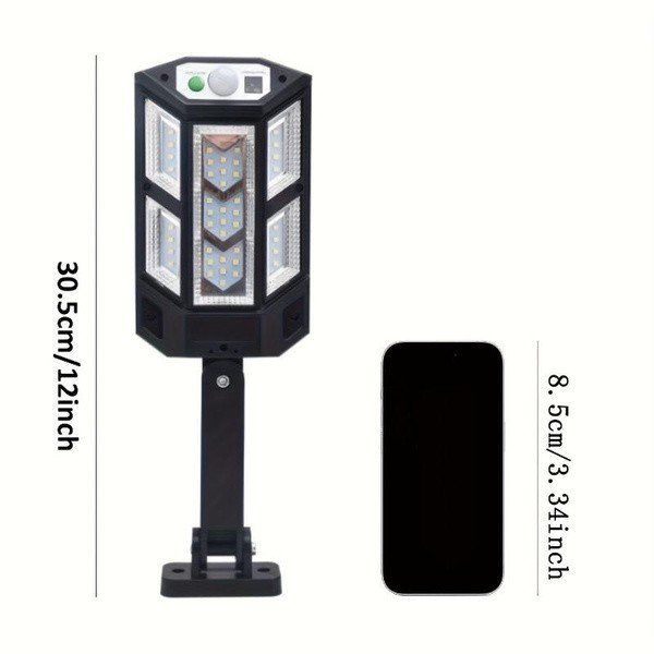Lampen: LED-Solar-Wandleuchte mit Bewegungssensor – Neu und originalverpackt aus Bad Ragaz von ejukova 4