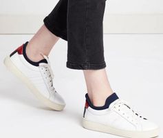 39 NEU Tommy Hilfiger Sneaker Lederschuh Sportschuh zu Jeans
