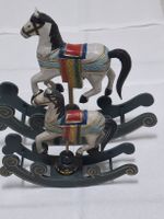 2 Rocking Horse Holzpferde  