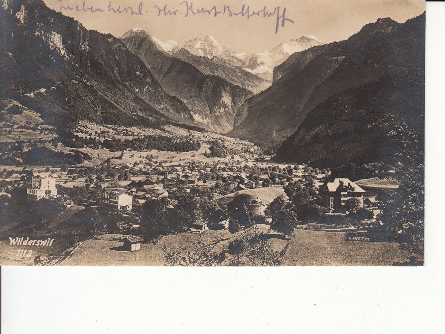 Cartoline postali: Wilderswil 1926 – Usato da Bürglen TG venduto da StampGraf