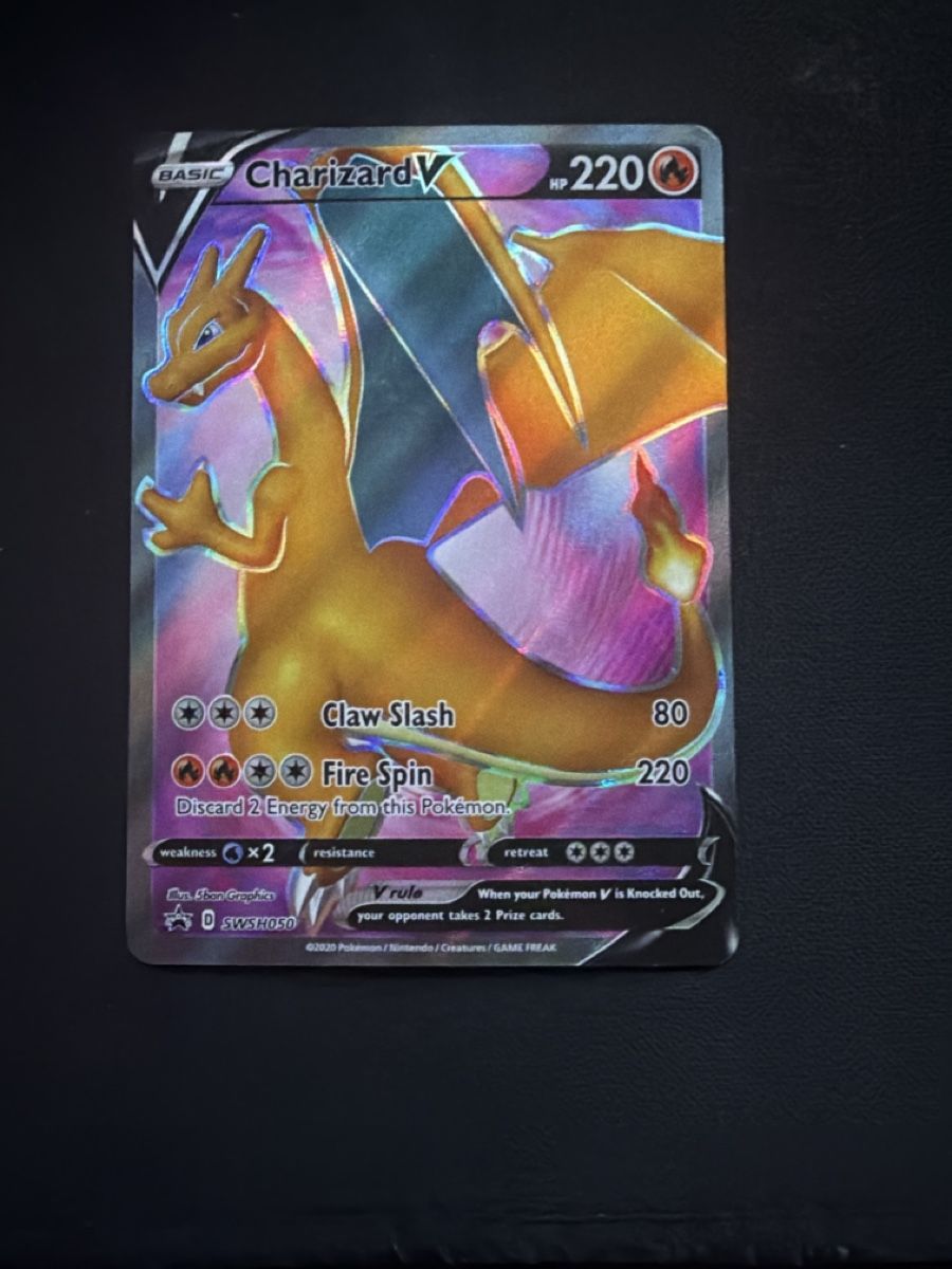 Karten: Pokémon EN Charizard V SWSH050 – Neu (gemäss Beschreibung) aus Onex von Shop2Rayan
