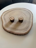 Runde Holzplatte für Feste, 7 Stück