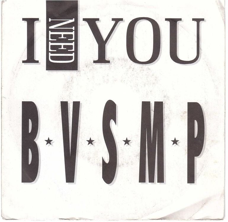 Schallplatten: Single7 BVSMP  -- I need you – Gebraucht aus Oberwil (Dägerlen) von thealbum