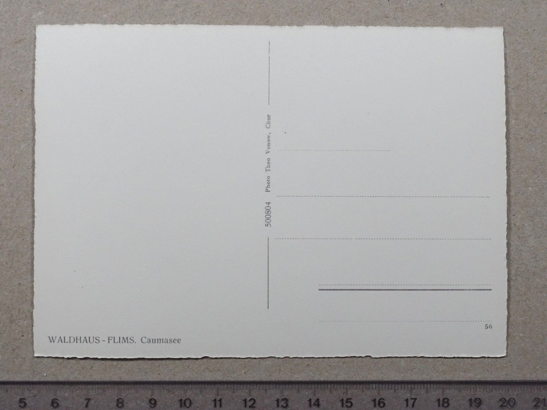 Cartoline postali: Waldhaus - Flims, Caumasee – Usato da Lenzburg venduto da fh1 1