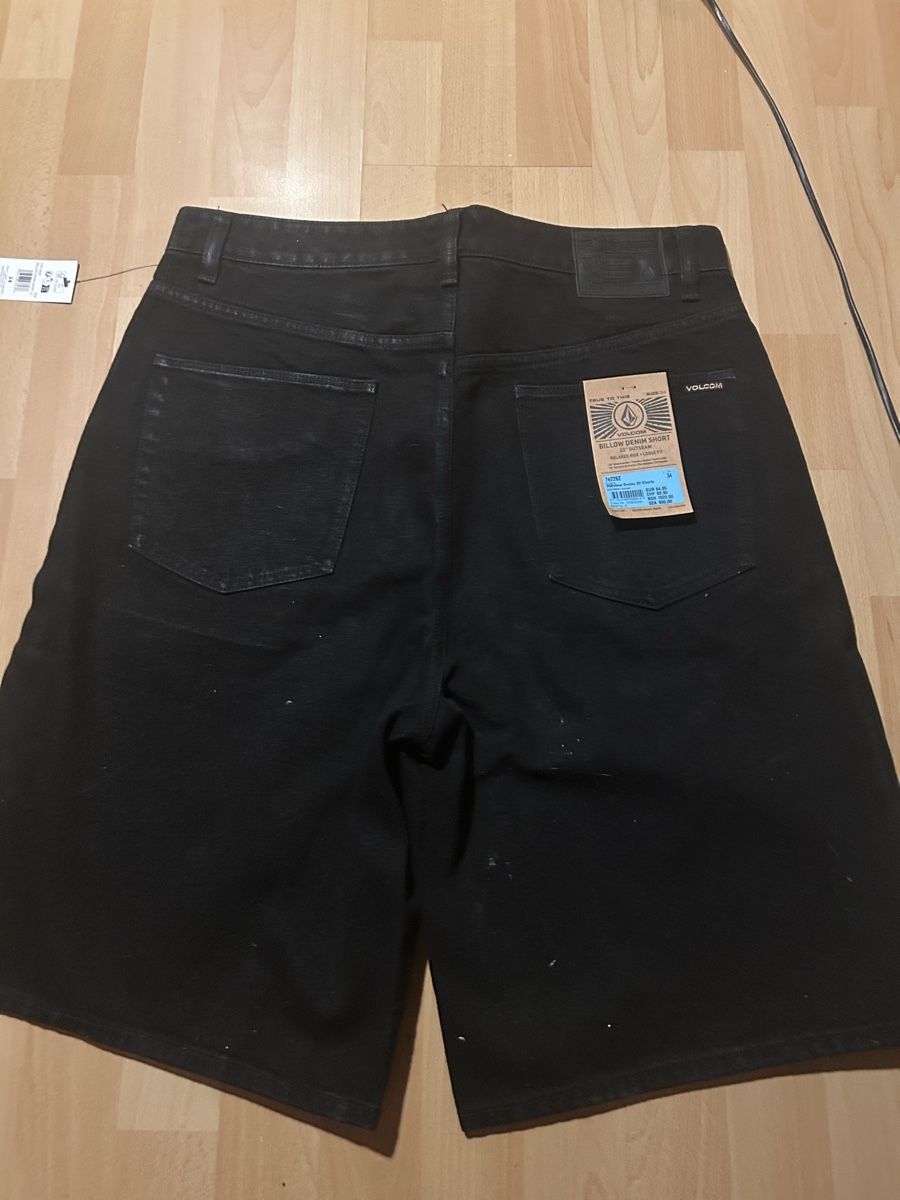 Short en denim Volcom Billow 22 noir en 34 coupe baggy (Neu und ...