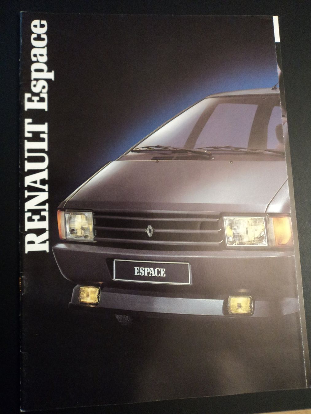 Renault Documenti: Prospekt Renault Espace MK1 1987 – Usato da Schwarzenburg venduto da modelCARama