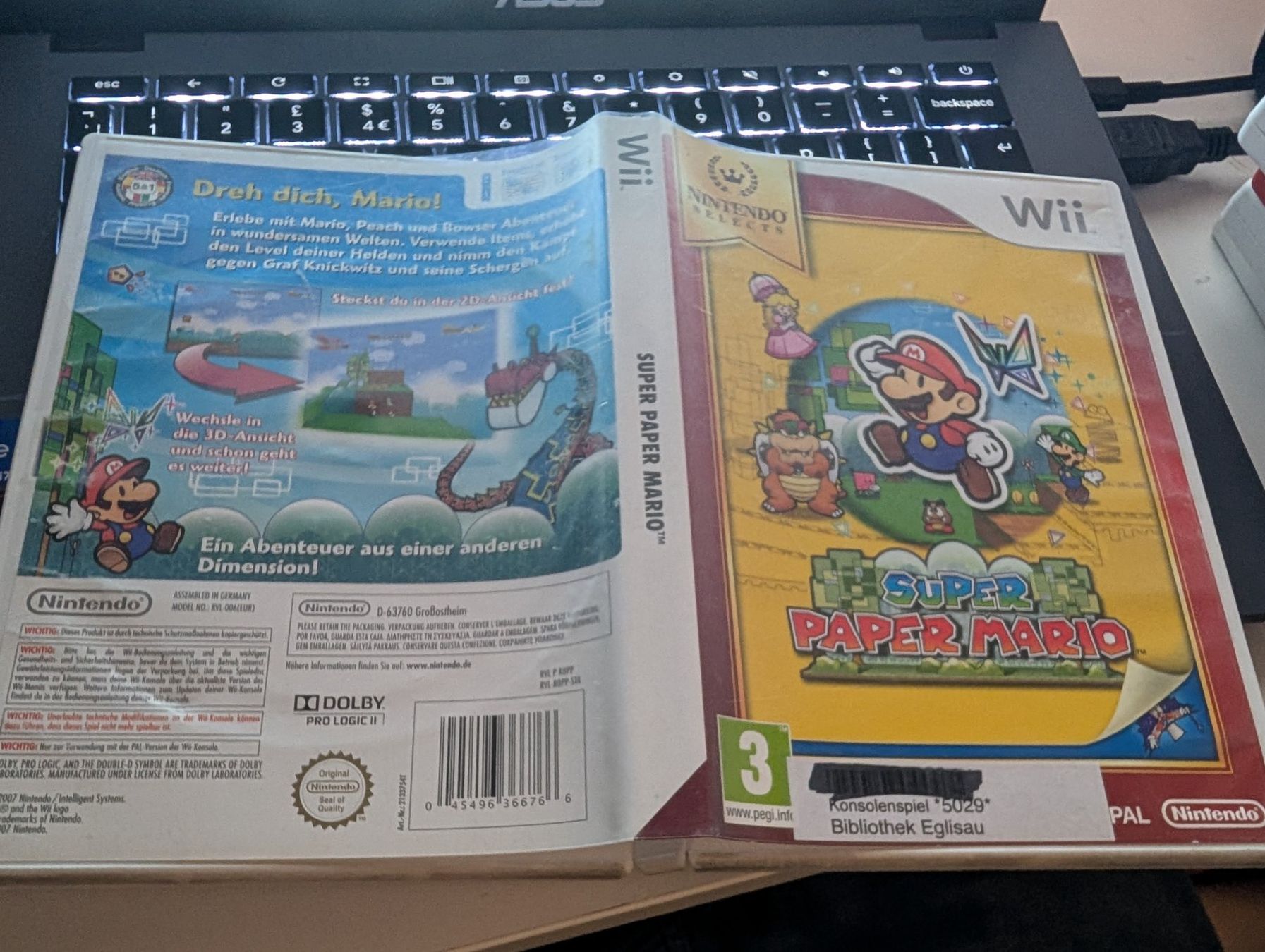 Giochi: Super Paper Mario Wii Game CIB – Usato da Hünenberg See venduto da SpecialEditionGaming