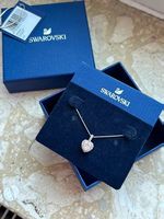  Ciondolo Cuore Swarovski con Cristalli Rosa Con Scatola!