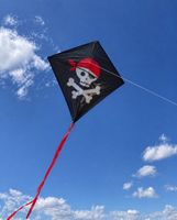 Piratendrachen 120x150 cm – neu mit Schnur & Anleitung
