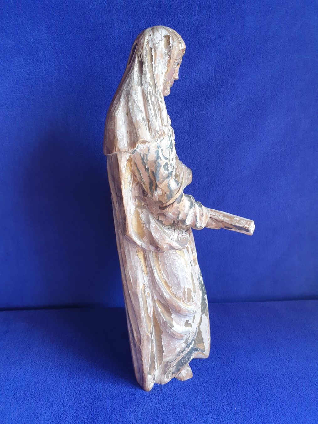 Statuette: Heiligen Figur Holz, Antik – Usato da Bözberg venduto da L-G 1