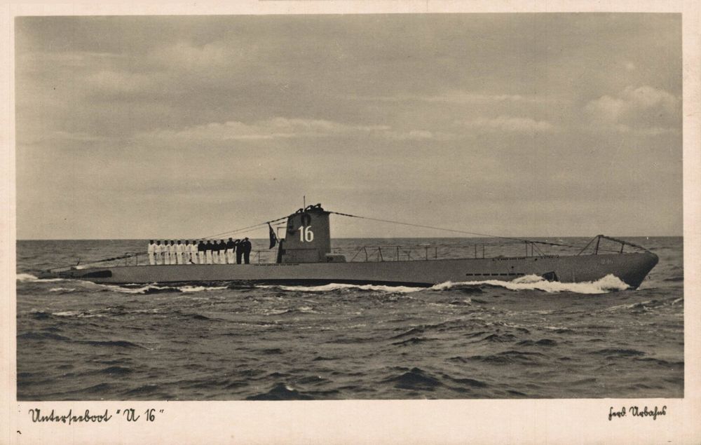 Unterseeboot U 16 mit Besatzung, 2. WK Kaufen auf Ricardo