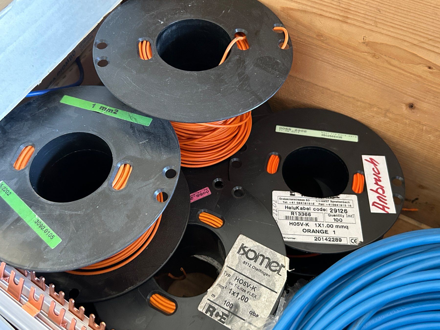 Cavi: Posten Kabel und Litzen - Kupferkabel – Nuovo (secondo la descrizione) da Zofingen venduto da Maschinenfabrik 6
