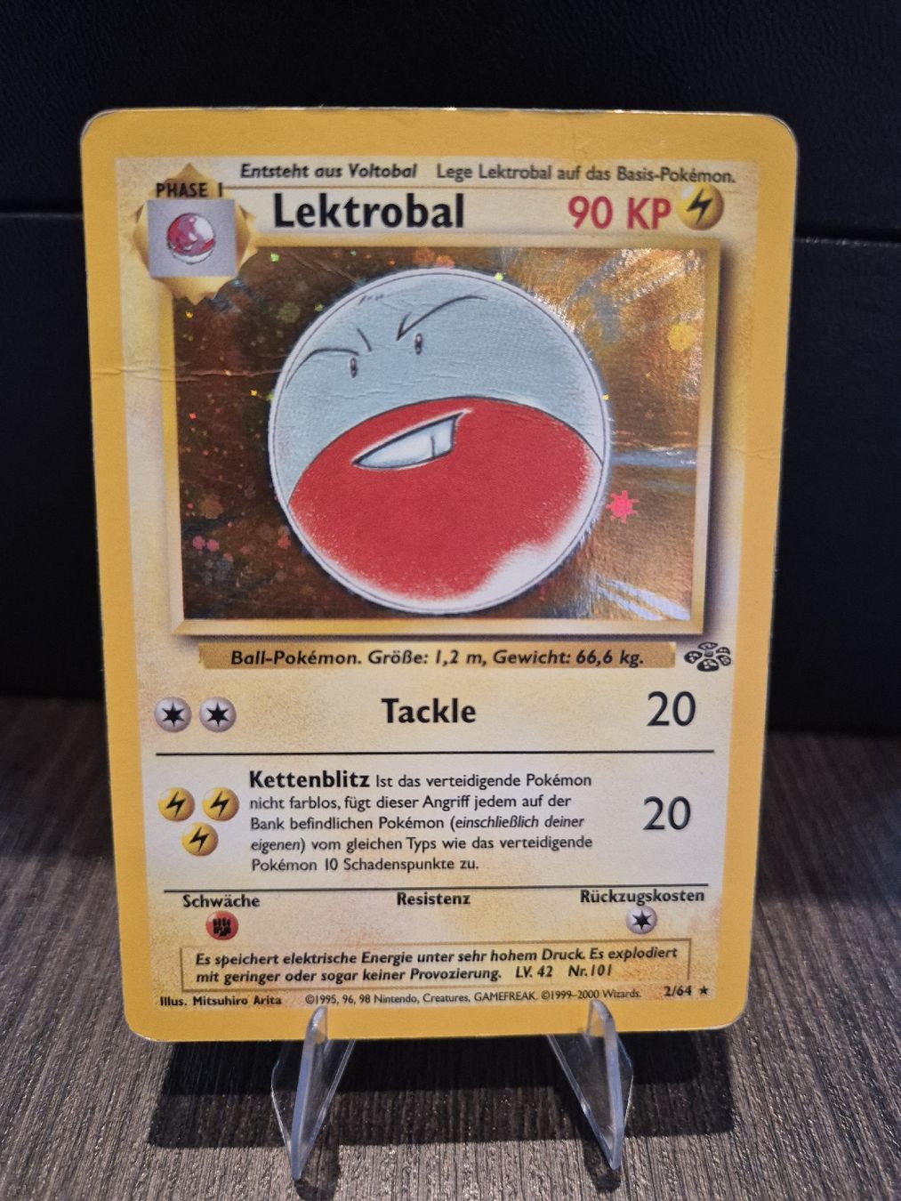 Pokémon Sammelbilder & Trading cards: Pokemon Lektroball Dschungel Set Holo 2/64 – Gebraucht aus Luzern von Claike
