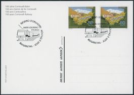 2023 - Centovalli Bahn - Bildpostkarte - Combo FDC ET