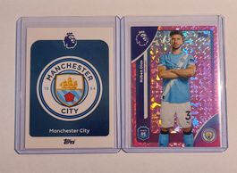 2x Topps Premier 2026 /399 Ruben Dias Diamond Man City Badge