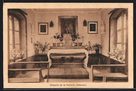 Cartoline postali: Pensier, Institut St-Dominique, Chapelle – Usato da Berlin venduto da bartko-reher