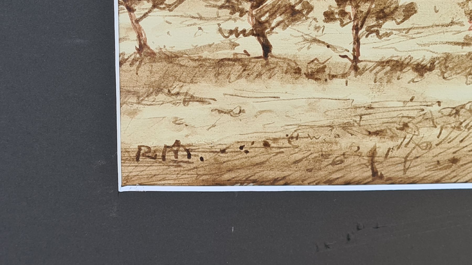 Dipinti: R.M., AQUARELL  – Usato da Pazzallo venduto da Salvapazzo 2