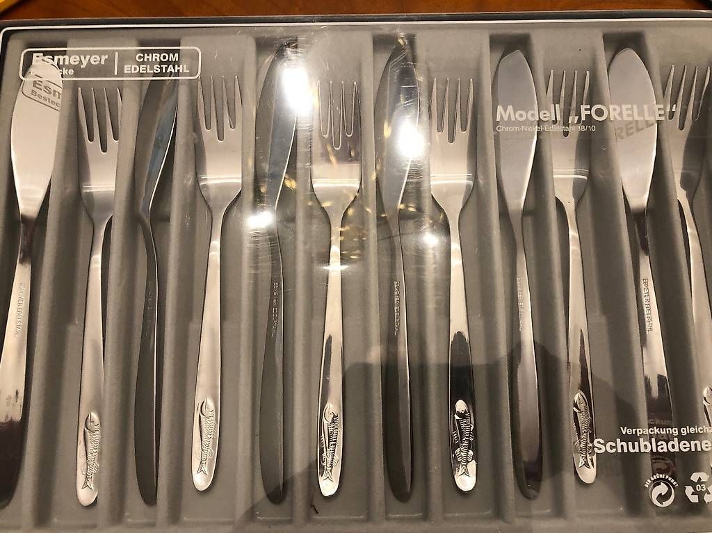 Bestecksets: Fischbesteck (unbenutzt) – Neu und originalverpackt aus Bremgarten AG von GLOBI2021
