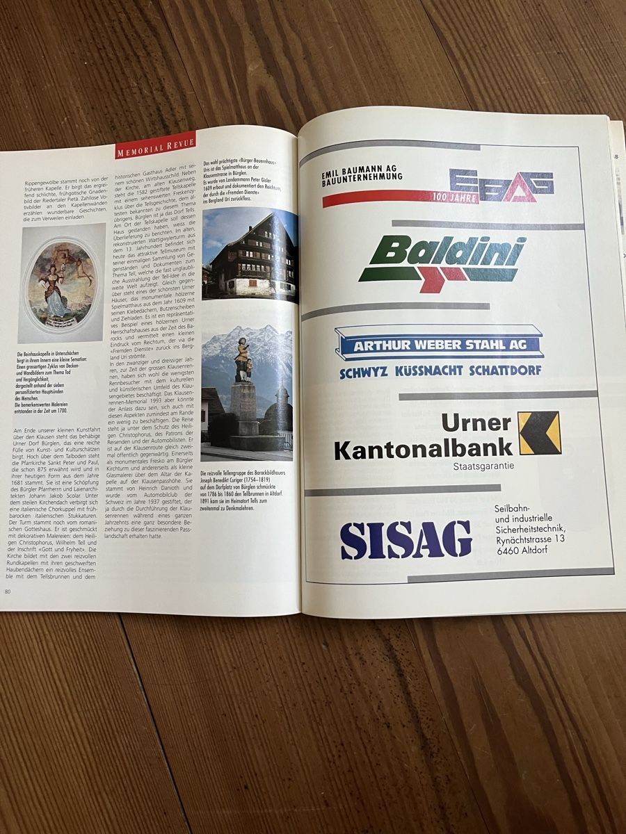 Riviste & Magazine: Klausen Memorial 1993 – Usato da Stansstad venduto da 2480markus 4