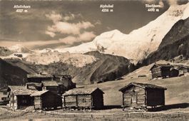 Saas-Fee (VS) Allalinhorn Alphubel Täschhorn