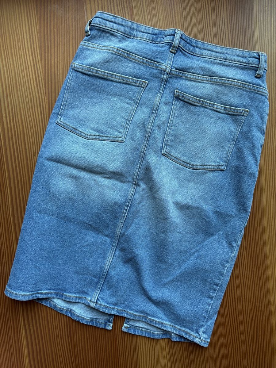 Gonne: MSCH Jeans Pencil Skirt, Gr. 40, hellblau – Usato da Bubikon venduto da Andi230 3