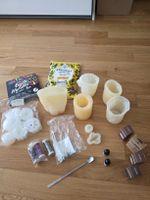 Zubehör zum Kerzengießen: Wachs, Farbe und Duftstoffe