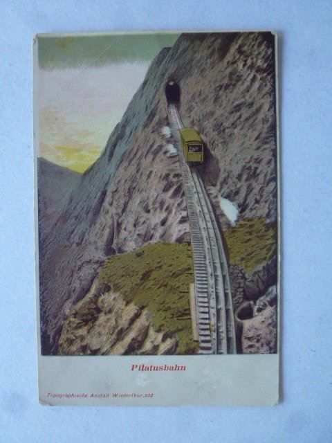 Cartoline postali: Ansichtskarte Pilatusbahn – Usato da Walkringen venduto da Casablanca777