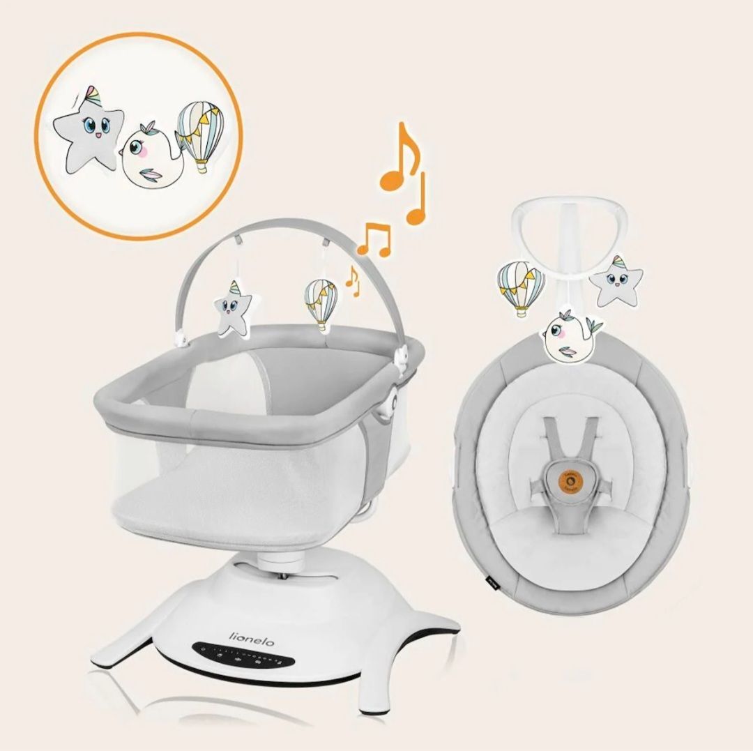 Lionelo Sdraiette & Sdraiette a dondolo: Lionelo Babyschaukel Bella 2 in 1 Set – Usato da Suhr venduto da fas1992 1